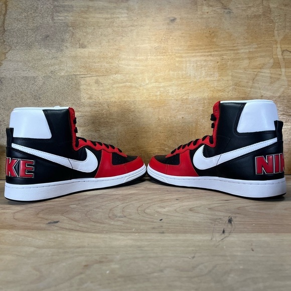 NEW Nike Terminator High Womens Size 11.5 Shoes Sneakers Black/University Red - Picture 7 of 11
